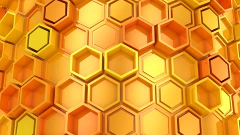 Background of Hexagons Stock Footage 99724011