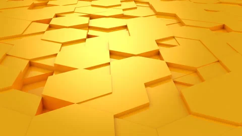 Background of Hexagons Stock Footage 100180244