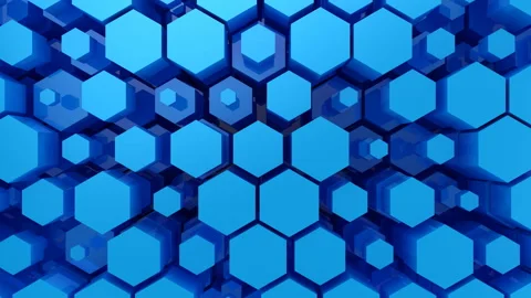 Background of Hexagons Stock Footage 107033044