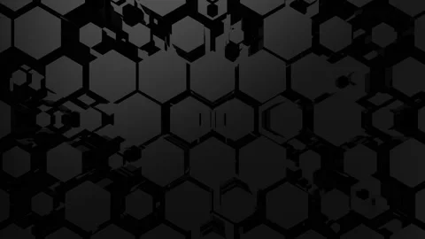 Background of Hexagons Stock Footage 107066991
