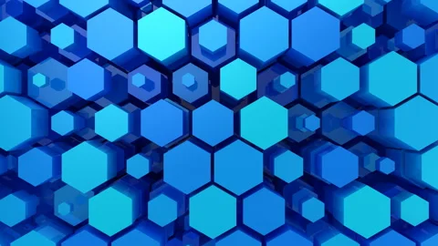 Background of Hexagons Video stock 107131466