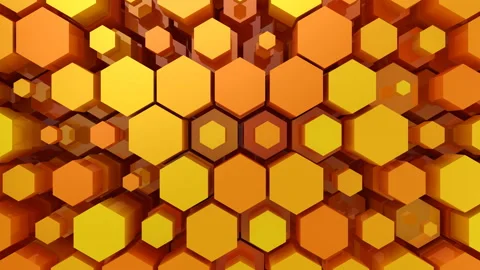 Background of Hexagons Stock Footage 107132114