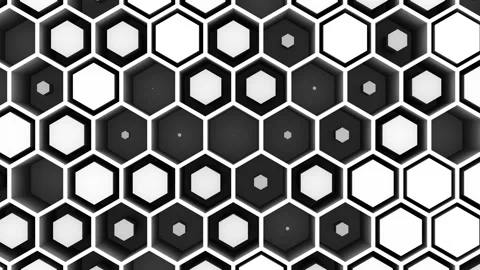 Background of Hexagons Stock Footage 107418433