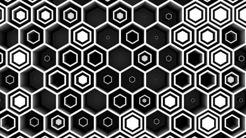 Background of Hexagons Stock Footage 120686921