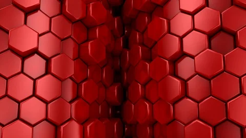 Background of Hexagons Stock Footage 128907563