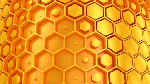 Background of Hexagons Video stock 167410185