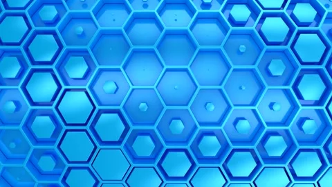 Background of Hexagons Stock Footage 167462385