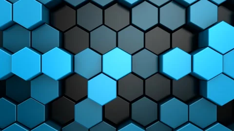 Background of Hexagons Stock Footage 248283262