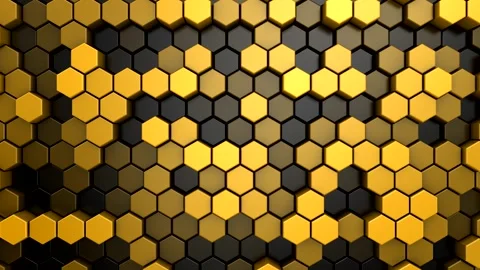Background of Hexagons Stock Footage 248424980