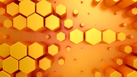 Background of Hexagons Stock Footage 249815338