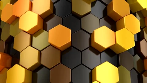 Background of Hexagons Stock Footage 252279074