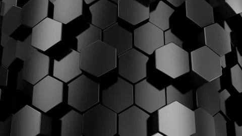 Background of Hexagons Stock Footage 252279206