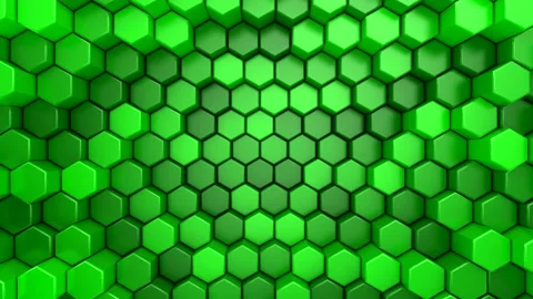 Background of Hexagons Stock Footage 253782762