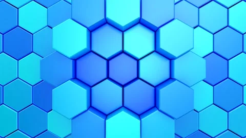Background of Hexagons Stock Footage 265561498