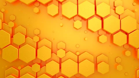 Background of Hexagons Video stock 296092418