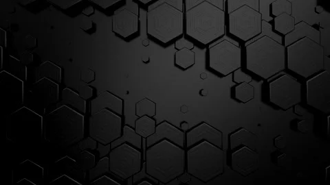 Background of Hexagons Stock Footage 296092555