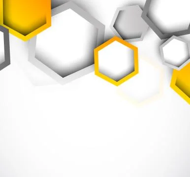 Background with hexagons Stock Illustration