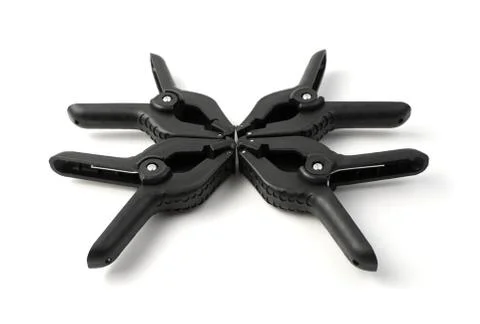 Background holders isolated on a white background. Stock Photos