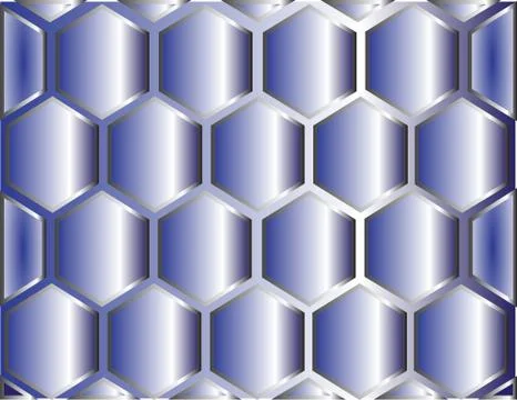 Background of honeycomb panels  vector Stock Illustration