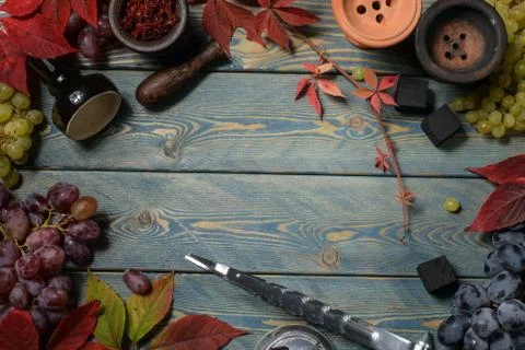 Background for hookah themes Stock Photos