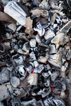 Background of hot coals Stock Photos