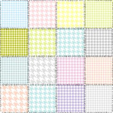 Background with houndstooth pattern Illustrazione stock