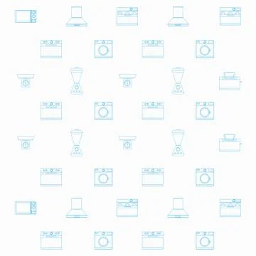 Background for household equipment Stock Illustration