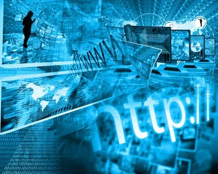 Background http 库存插图