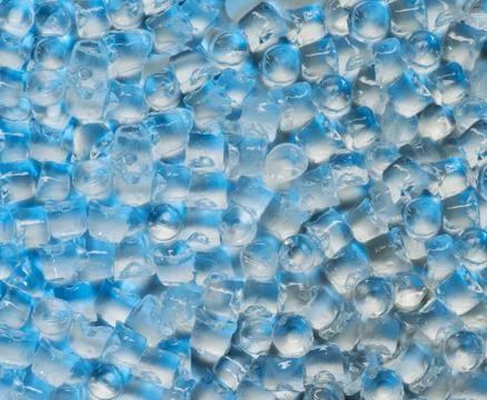 Background of ice cubes close up Stock Photos