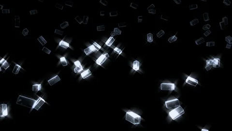 Background with Ice Cubes Stock Footage 87537532