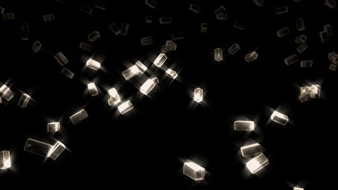 Background with Ice Cubes Stock Footage 87537533