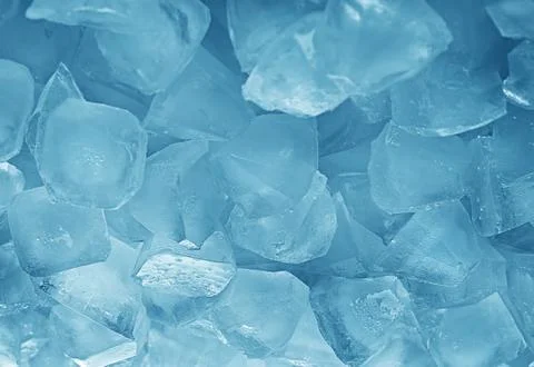Background with ice cubes Stock Photos