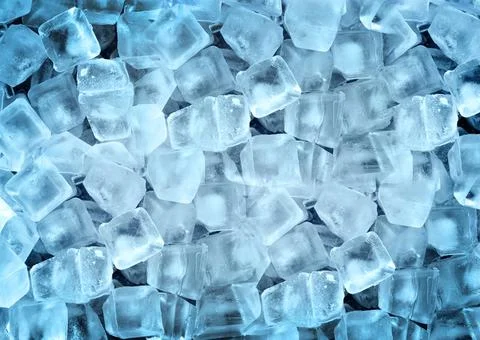 Background of ice cubes Stock Photos