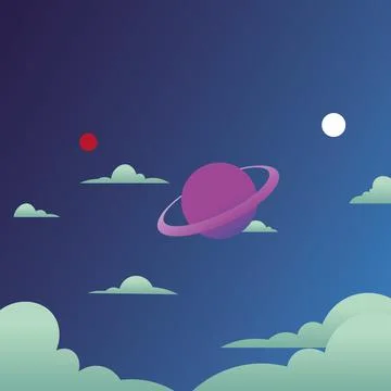 Background icon in cosmos style. Vector illustration eps 10 Stock Illustration