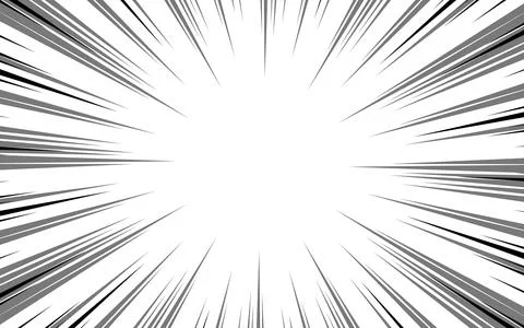 Background illustration of Comic Radial Speed Lines, monochrome vector grap.. 스톡 일러스트