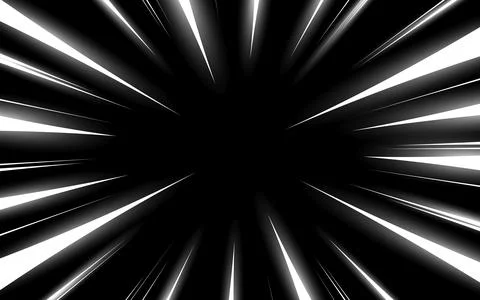 Background illustration of Comic Radial Speed Lines, monochrome vector grap.. 库存插图