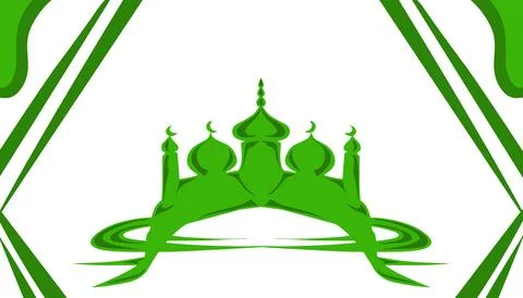Background Illustration of the theme of Ramadan and Eid al-Fitr and Eid al-.. Illustrazione stock