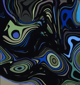 Background image of abstract colored chaos green and blue Stock Illustration