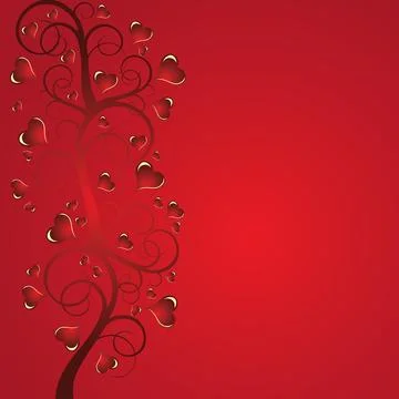 Background with image associated with heart Stock Illustration