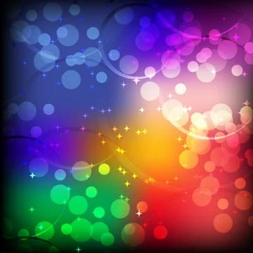 Background image bokeh with colorful .vector is eps.10 Stock Illustration