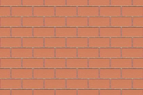 Background image of a brown brick wall Stock Photos