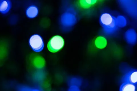 Background image, colored lights in the dark Stock Photos