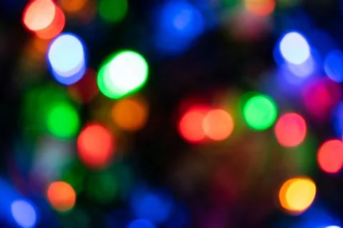 Background image, colored lights in the dark Stock Photos