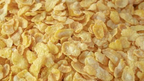 Background image of corn flakes on a table Фото