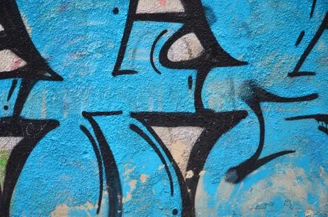 Background image with elements of graffiti pattern. Street art concept Stock Photos