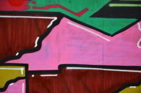 Background image with elements of graffiti pattern. Street art concept Stock Photos