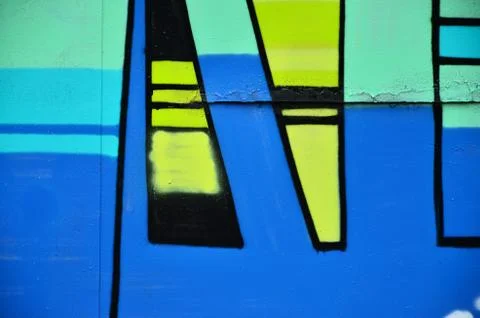 Background image with elements of graffiti pattern. Street art concept Foto stock