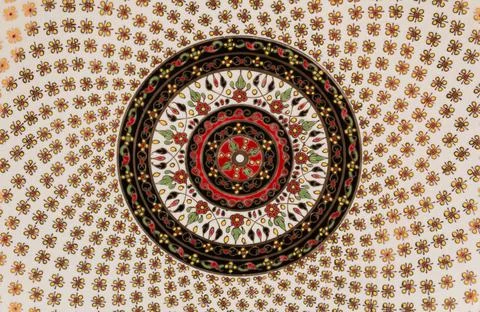 Background image has a pattern of beautiful colorful textures. Stock Photos