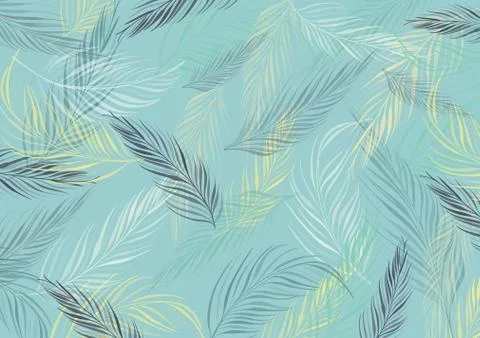 Background image with leaf pattern. Multi color. Vector illustration イラスト素材
