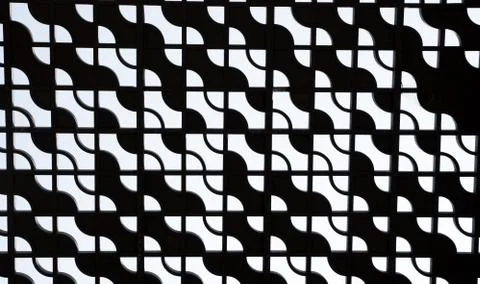 Background image of Modern ceiling / shade with metals for ventilation and li Stock-Fotos